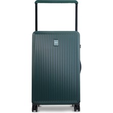 GROUND Ametis Orta Boy Valiz Geniş Çekçekli Yeşil - 10737