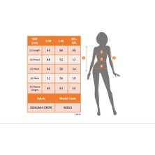 Modaurul Kadın Uzun Kollu Balıkçı Yaka Önden Dikişli Dokuma Bluz