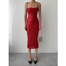 Modaurul Woxo Ip Askılı Elbise