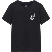 Modaurul Baskılı T-Shirt - Siyah