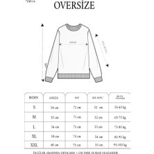 Modaurul Yıldırım Baskılı Bisiklet Yaka Sweatshirt - Siyah