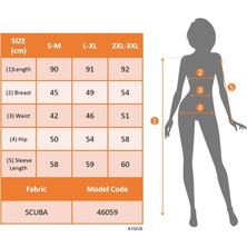 Modaurul Kadın Uzun Kollu Yuvarlak Yaka Etek Ucu Şerit Detaylı Mini Dalgıç Elbise