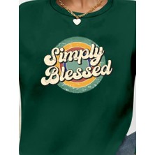 Modaurul Kadın Uzun Kollu Bisiklet Yaka Viskon Iki Iplik Bluz