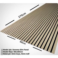 Vintage Keçeli Slim Panel Nry 008