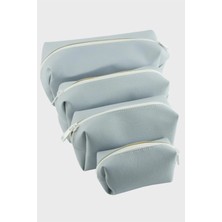 Pileli Store 4 Adet El Tutmalı Makyaj Çantası