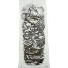 Pileli Store Gemi Tattoo Kol Dövme Sticker