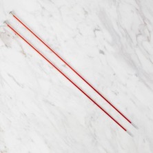 Pileli Store Loren Rythm 2,5mm Kırmızı Renkli Metal Örgü Şişi