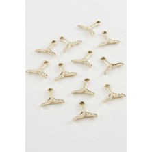 Pileli Store Kanat Taşlı Kolye Ucu Aparatı 1 Adet