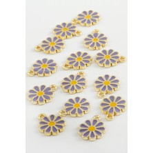 Pileli Store Papatya Tek Kulplu Mineli Bileklik ve Kolye Ucu Aparatı 1 Adet