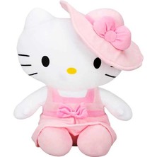 Pileli Store 2089 Hello Kitty Şapkalı Peluş 36 cm - 1  Adet Stokta Olan Gönderilir