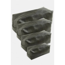 Pileli Store 4 Adet El Tutmalı Makyaj Çantası