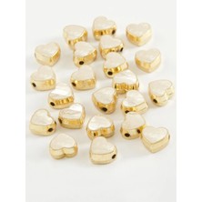 Pileli Store Kalp Mineli Bileklik ve Kolye Ucu Aparatı 1 Adet