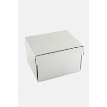 Pileli Store Gümüş Renkli Kapaklı Saat Kutusu