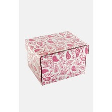 Pileli Store Çini Desenli Kapaklı Saat Kutusu