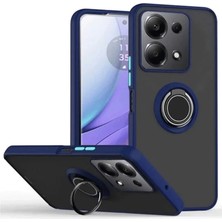 Eco Port Xiaomi Redmi Note 13 Pro 4g Montreal Yüzüklü Silikon Kapak - Lacivert