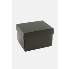 Pileli Store Siyah Renkli Kapaklı Saat Kutusu