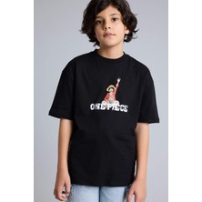 DeFacto %100 Pamuk One Piece Oversize Tişört Erkek Çocuk G8912A826SM