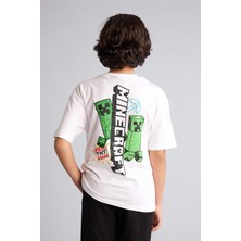 DeFacto Minecraft Oversize Tişört Erkek Çocuk G8885A826SM