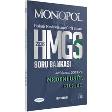 Monopol Yayınları Hmgs Medeni Usul Hukuku Soru Bankası 3. Baskı 2026