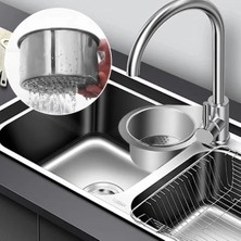 Pileli Store Kuğu Tasarımlı Paslanmaz Lavabo Drenaj Sepeti