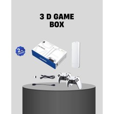 Pileli Store 20.000 Yüklü Oyunlu Kablosuz Retro Oyun Konsolu 4K Destekli