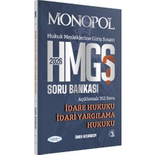 Monopol Yayınları Hmgs Idare Hukuku – Idari Yargılama Hukuku Soru Bankası 3. Baskı 2026