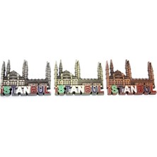 Pileli Store Istanbul Temalı Metal Magnet Model 5