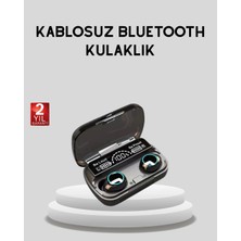 Pileli Store Bluetooth 5.1 M10 Tws Kulaklık Ergonomik Tasarım Yüksek Ses Kaliteli