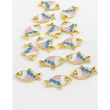 Pileli Store Balık Tek Kulp Mineli Bileklik ve Kolye Ucu Aparatı 1 Adet