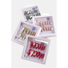 Pileli Store Yaricci Kedi Gözlü Takma Tırnak