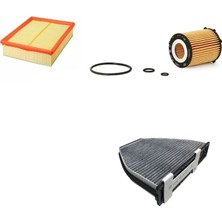 Sardes Filtre Seti Mercedes Glk 250 Premium Benzin X204 2009-2015 3lü Hava + Yağ F. + Polen