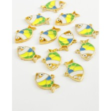 Pileli Store Balık Tek Kulp Mineli Bileklik ve Kolye Ucu Aparatı 1 Adet