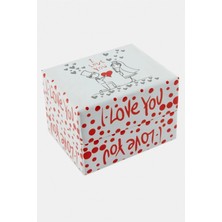 Pileli Store Love Yazılı Saat Kutusu