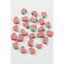 Pileli Store Çorap Yılbaşı Fimo Boncuk 100 Adet