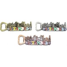 Pileli Store Istanbul Temalı Metal Magnet ve Açacak Model 3