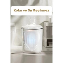Pileli Store Akıllı Teknolojik Sensörlü Çöp Kovası Işık Antibakteriyel Koku Geçirmez Mutfak Banyo Wc Of