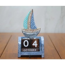 Pileli Store Ahşap Yelken Takvim