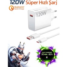 FZW 120 Watt Hızlı Şarj Aleti Adaptör ve Type-C Kablo Seti (1 Metre) (Türkiye Garantili)
