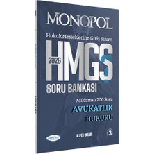 Monopol Yayınları Hmgs Avukatlık Hukuku Soru Bankası 3. Baskı 2026