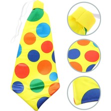 Pileli Store Palyaço Kravatı Lastikli Geniş Kesim 17X37 cm