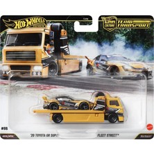 Hot Wheels Premıum Team Transport '20 Toyota gr Supra / Fleet Street