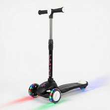 PRO Toys Işıklı/ledli Üç Teker Yükseklik Ayarlanabilir ve Katlanabilir Fren Sistemli Çocuk Scooter