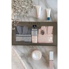 6 Parça Ekonomik Çift Kişilik Bornoz Seti | Çeyizlik Banyo Seti