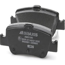 Braxis Fren Balatası Arka Dısk 1.4 1.6VWTI 07>COROLLA,AURIS,446602181,0446602290,0446602291,170285,22-0796-0,BP-12484,33107531,8DB355013571,670377,600593,MGA-55277