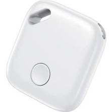 Eco Port Smart Tag Airtag Akıllı Takip Cihazı Apple My Find Uyumlu Beyaz
