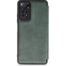 Eco Port Xiaomi Redmi Note 12 Pro 4g Kılıf Flip Cover - Koyu Yeşil