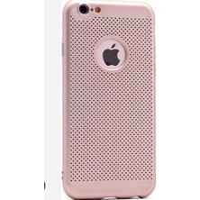 iPhone 7 / 8 / Se 2020 / Se 2022 Silikon Delikli Kılıf Rose Gold 2 Adet