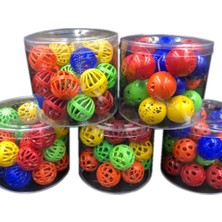 Eco Port Çıngıraklı Kedi Topu 100 Adet