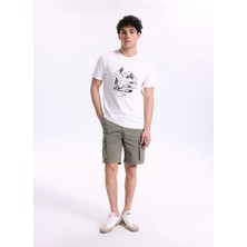 Jeep Normal Bel Haki Erkek Kargo Şort J6SM-SHT7208