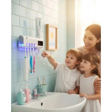 Astraltech Otomatik Diş Macunu Sıkmalı Uv Diş Fırçası Tutucu